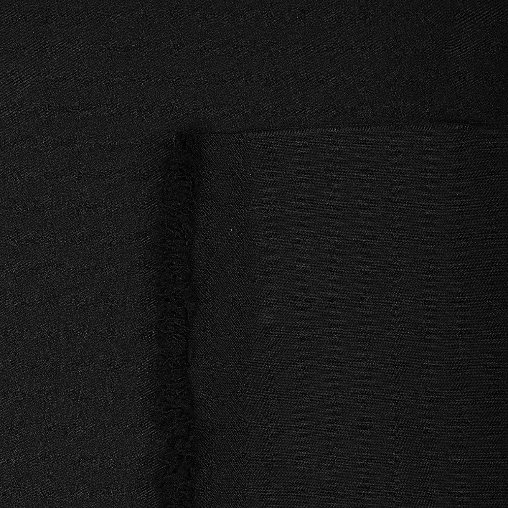 Шелк Армани 120 г/м², 150 см / 2 метра, TBY120Arm-016.2, цв.16 черный