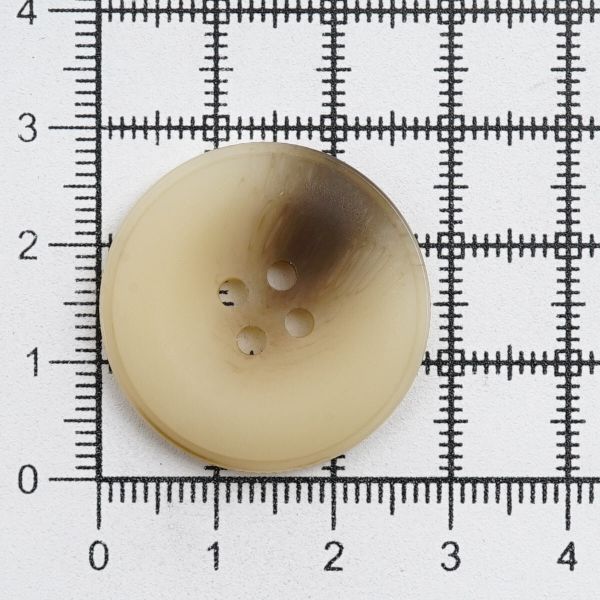 Пуговицы 4 прокола 44L=28 мм, пластик (имитация рога), col.D бежевый, 36 шт, CN2812