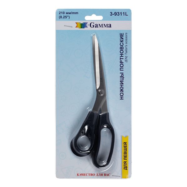 Ножницы закройные (портновские) 21 см, для левшей, Gamma 3-9311L