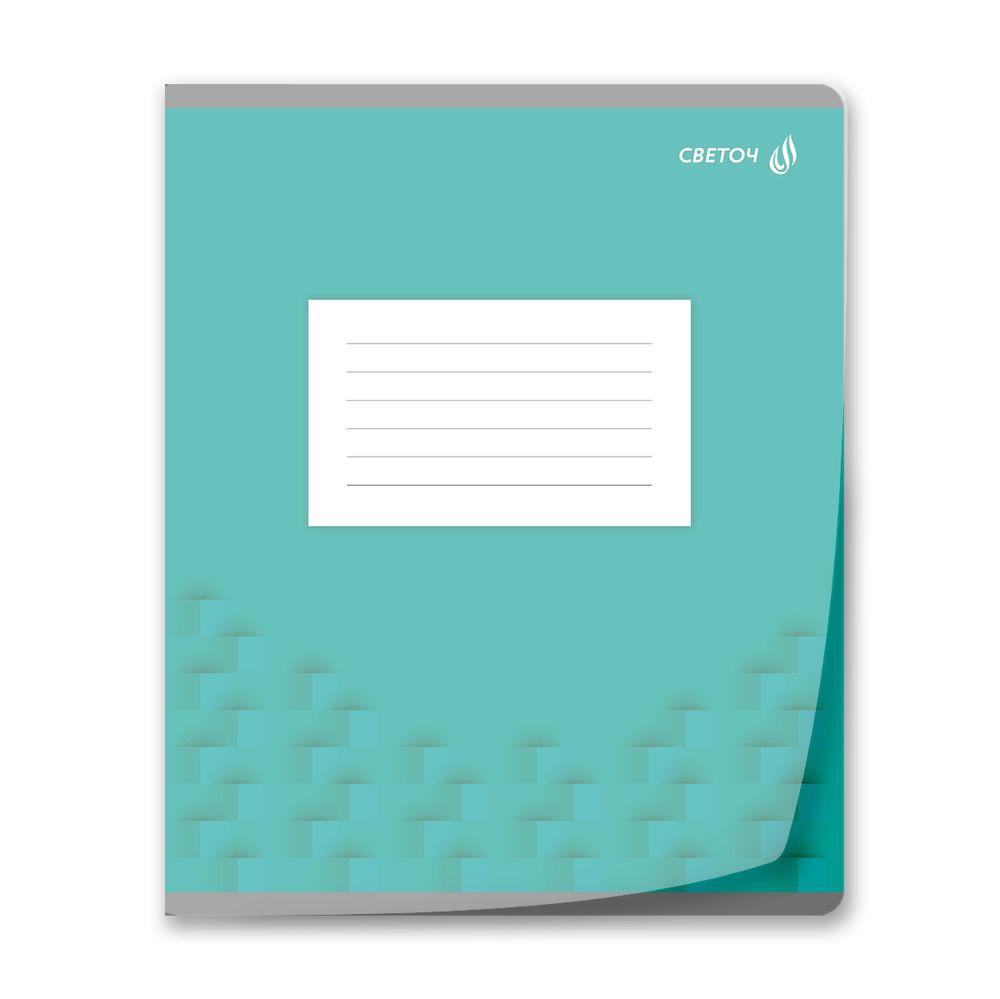 Тетрадь ученическая школьная с пластиковой обложкой 180 мкр, цвет.запечат.титул лист A5+ 18 л. на скобе 65 г/м², белизна 100 %, 20 шт, клетка, 01110 Школьная тема, Светоч Т67
