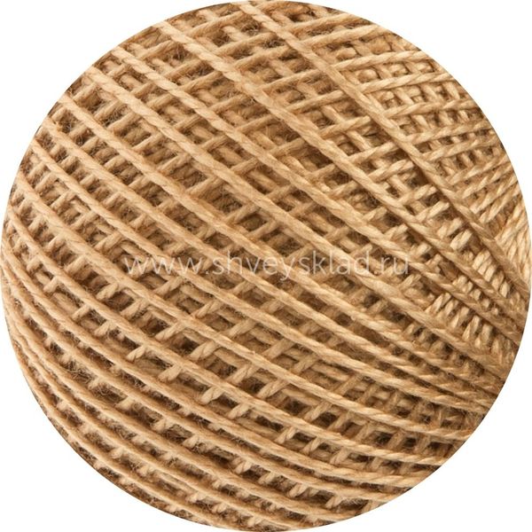 Пряжа ПНК им.Кирова Ирис / уп.20 мот. по 25 г, 150м, 5904 бежевый