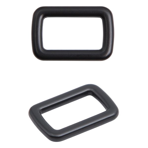 Рамка прямоугольная металл 15 мм /21х14 мм/ черный матовый, ГУ12749, 4 шт