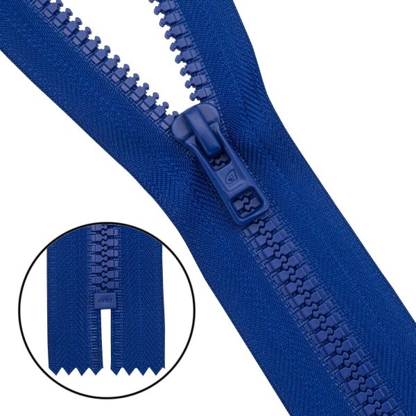 Молния трактор Arta Т6 (6 мм) 1 зам., н/раз., 18 см, (2075), A220 яр.синий, НОВЫЙ МАТОВЫЙ ЗАМОК, уп.10 штук