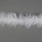 Боа из пуха 2 метра, 15±3г, белый