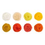 Шерсть для валяния (набор) 8х10 г, ассорти № 4, AFW-080, Gamma AFW-080