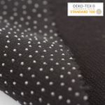 Дублерин эластичный точечный 78 г/м², 150 см / рул. 50 метров, черный 1, G-78etw Gamma