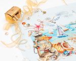 Набор для вышивания нитками Чудесная игла, Морской бриз 40х31 см