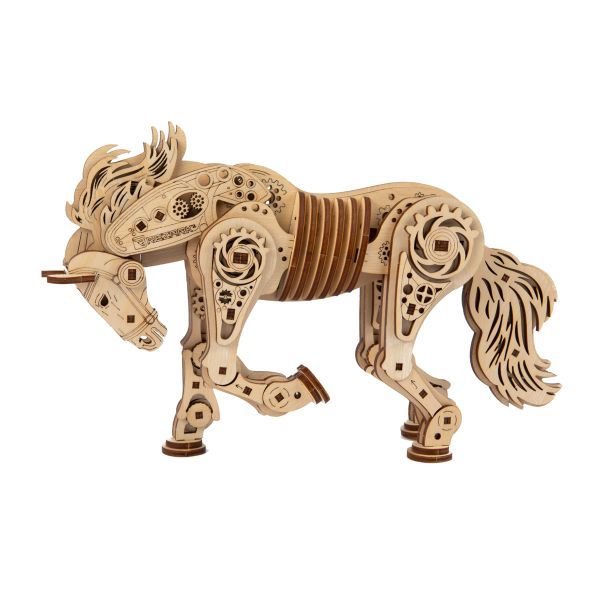 Пазл Серия Механика Пазл 3D 166 элементов, Механическая лошадь, Rezark, MGR-13
