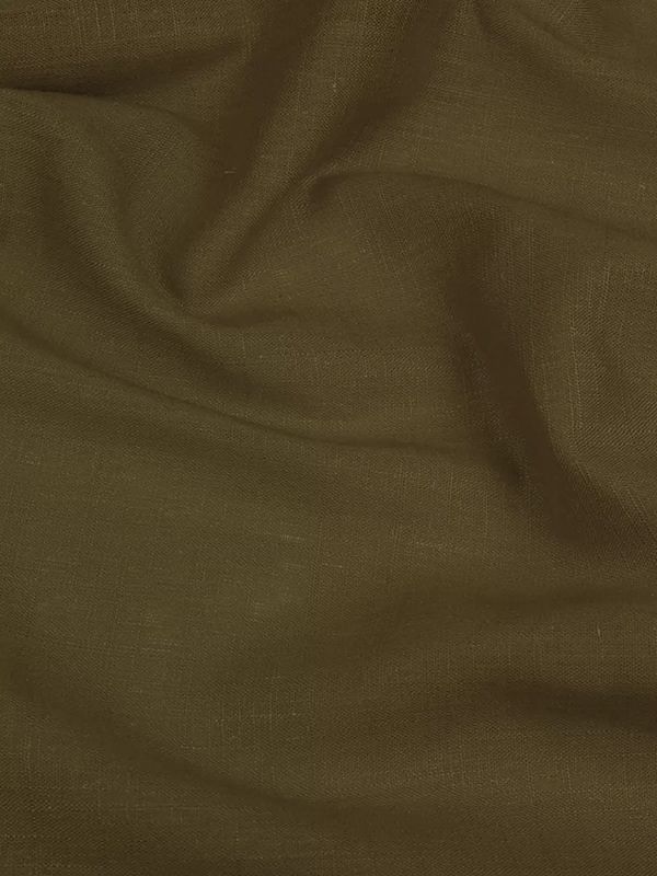 Льняная ткань 190 г/м², 140 см / 2 метра, TBY.Li.1002.36, 36 хаки