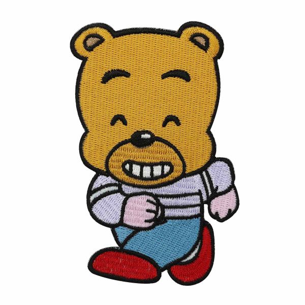 Термоаппликация Злой медвежонок, 10*6 см, Hobby&Pro AD1003