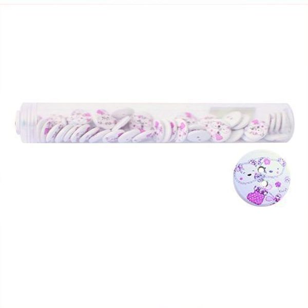 Пуговицы деревянные Мультяшные персонажи 18мм 50 шт, Мишки 16