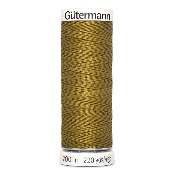Нитки универсальные Gutermann Sew-all, 200м, 886 коричневая горчица, 5 катушек