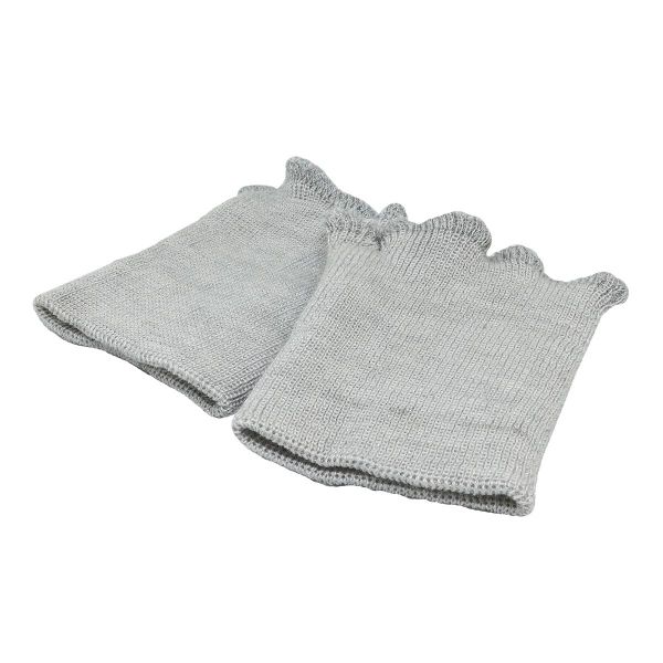 Манжеты трикотажные 7.0х9.0 см, 1 пара, тонкие 14кл. 1х1, 890 серебро