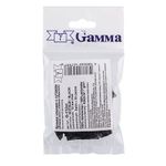 Тесьма усиленная клеевая с сутажом 12 мм, (фасовка) 5х3 м, черный, B, Gamma G-112st