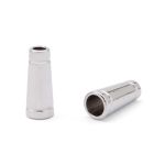 Наконечник для шнура металл колокол 20 мм (никель), 20 шт