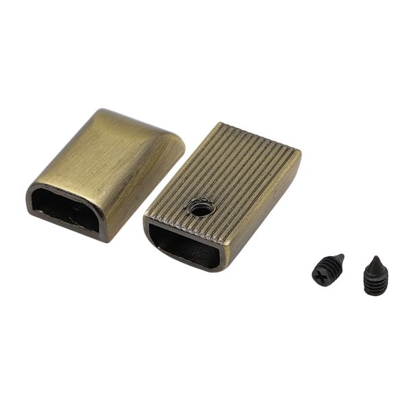 Наконечник для молний 11.5х18.5х6мм (антик), N12(0724) 20 шт