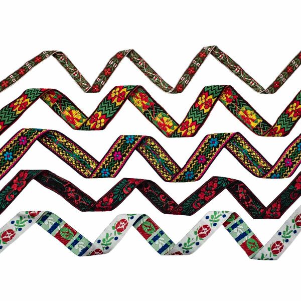 Набор лент декоративных Цветочки-лепесточки, 5 шт, Vintage Line