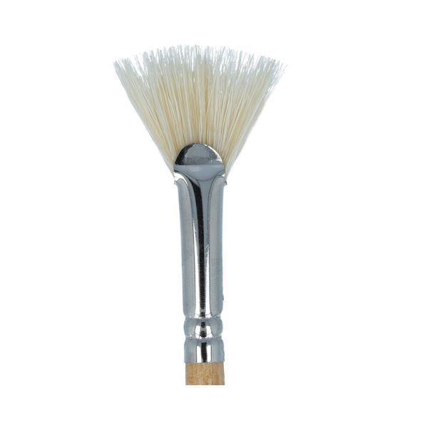 Кисть щетина №06 веерная, 5 шт, короткая ручка, 06, Mr.Painter BBW 132-06