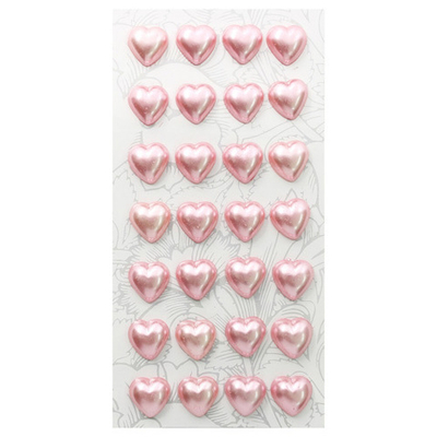 Декоративные наклейки "Жемчуг", 12 мм, Астра, Z42 пыльная роза, 5 шт