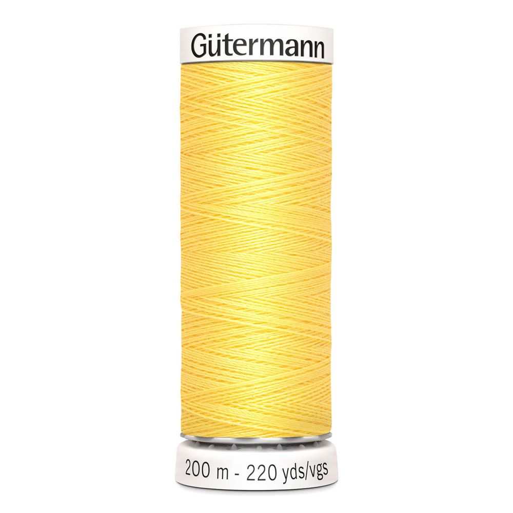 Нитки универсальные Gutermann Sew-all 100 (200 метров), 5 кат. | 852 желтый