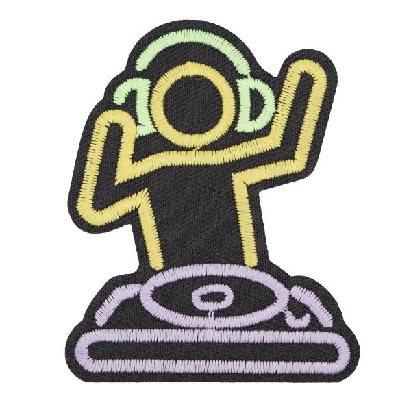 Термоаппликация светящаяся в темноте Ди Джей, Hobby&Pro