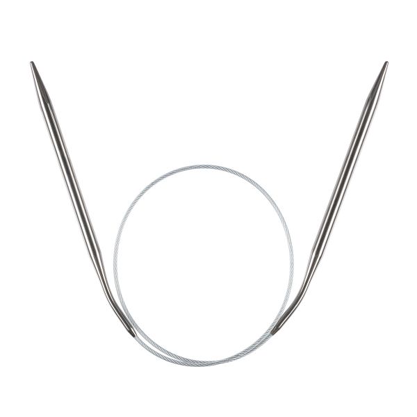 Спицы круговые металл ⌀5.0 мм, 50 см, 1 шт, с металлической леской, Gamma MKJ