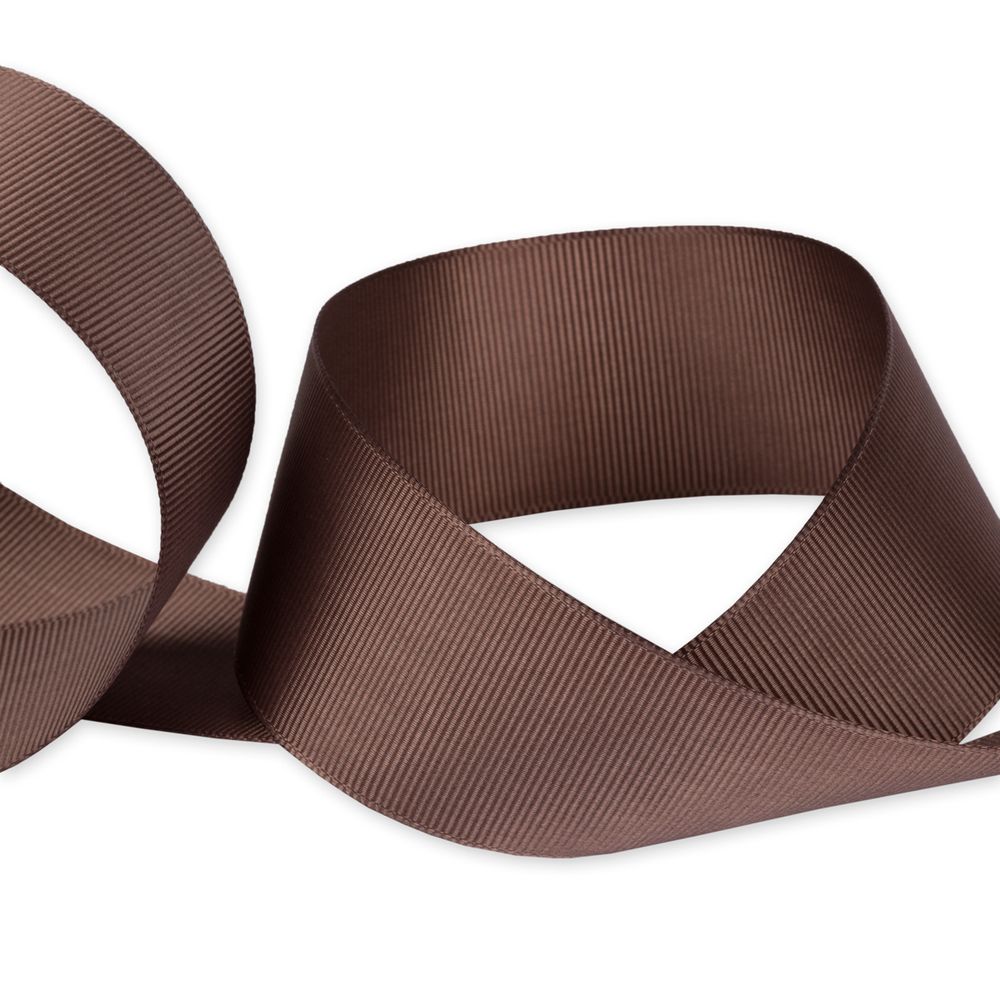 Лента репсовая (в рубчик) 38.0 мм / 45.5 метра, 121 серо-коричневый, Gamma GR-38