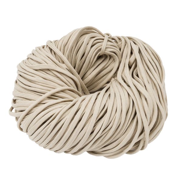 Шнур обувной плетеный ⌀6.0 мм / 100 метров, (диаметр ±1 мм), 071 льняной, С34