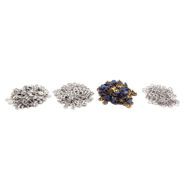 Кнопка рубашечная (джерси) закрытая ⌀9.5 мм, ≈144 шт, МЕТАЛЛ, эмаль, 569 т.синий глянцевый, NEW STAR