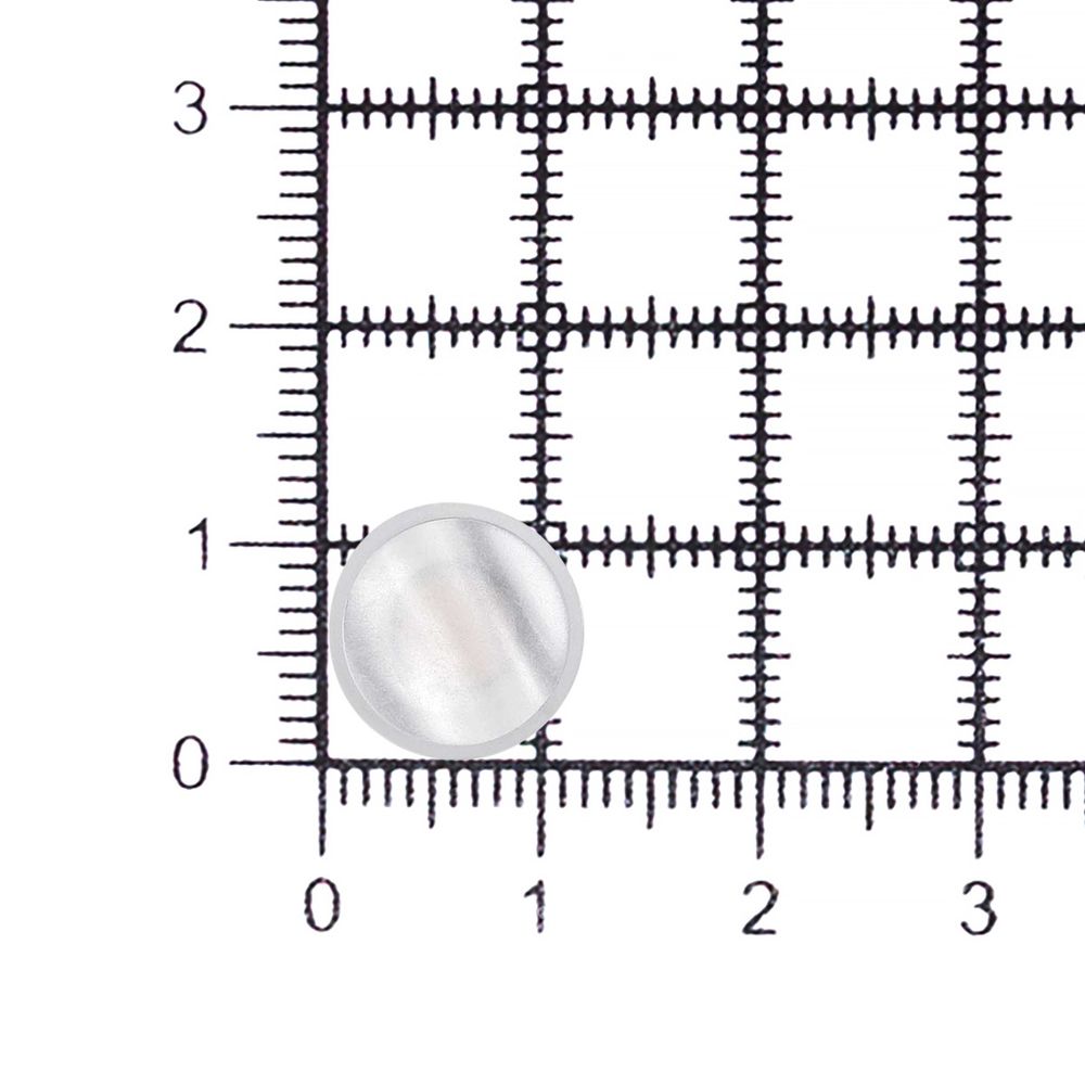 Пуговицы на ножке 18L (11мм), пластик (Wht-01 белый), CN_2841, 72 шт