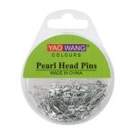 Булавки английские l=18 мм, в футляре, серебро, 100 шт