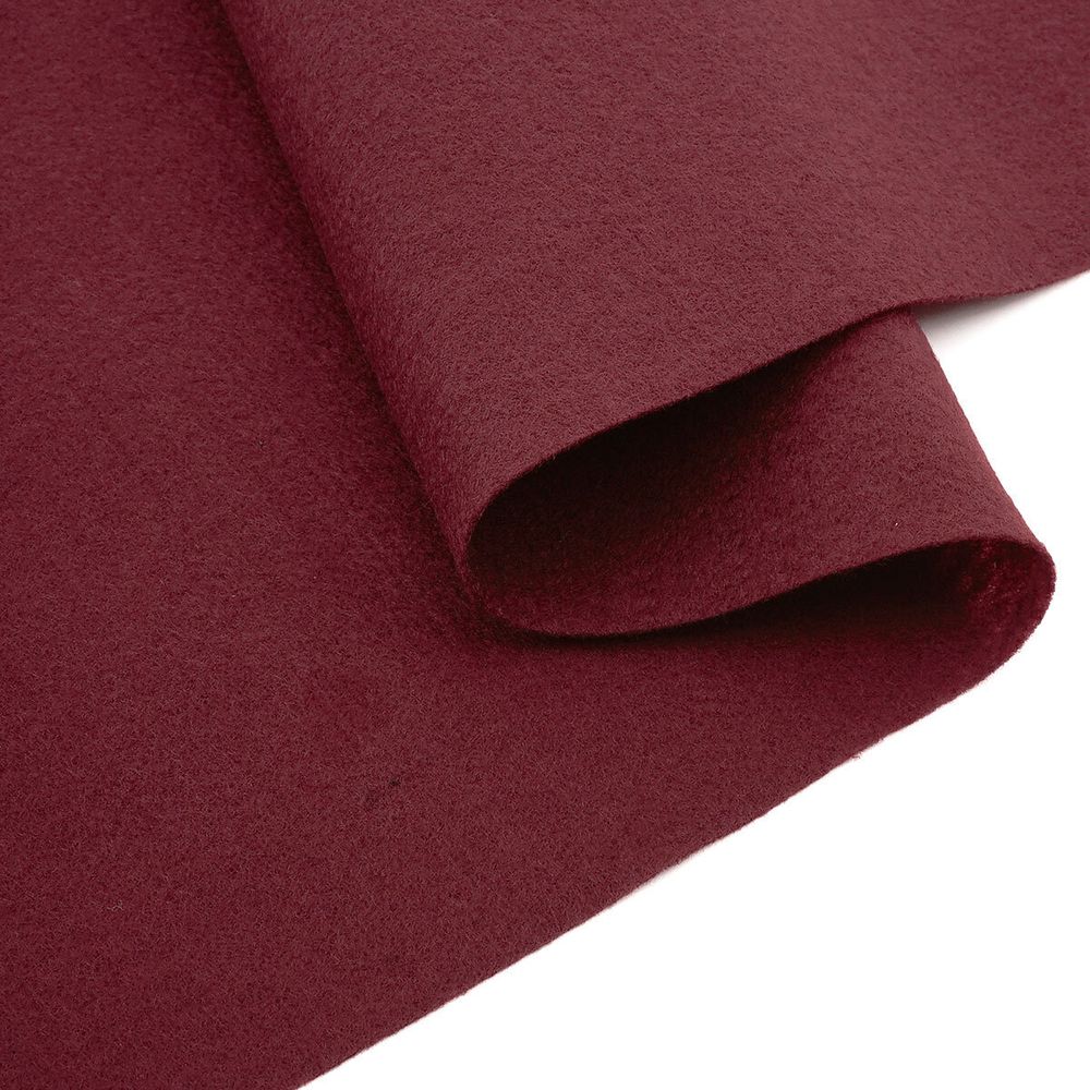 Фетр листовой мягкий 1.0 мм, 30х45 см, 10 листов, Hemline Hobby, 17 коричнево-бордовый, 11.041