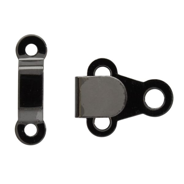 Крючки пришивные 15х11 мм, pewter, 10 шт