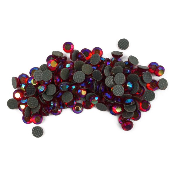 Стразы термоклеевые, 2,8 мм, ss10, 150 шт/упак (120 мультиколор)