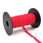 Резинка бельевая (ажурная) 13.5 мм / 50 метров, красный, 0313/81