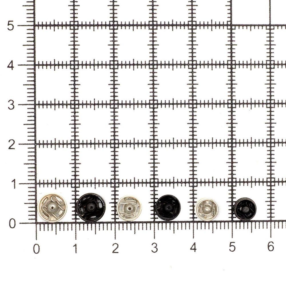 Кнопки одежные 5/6/7мм пластик разноцветный, Pony