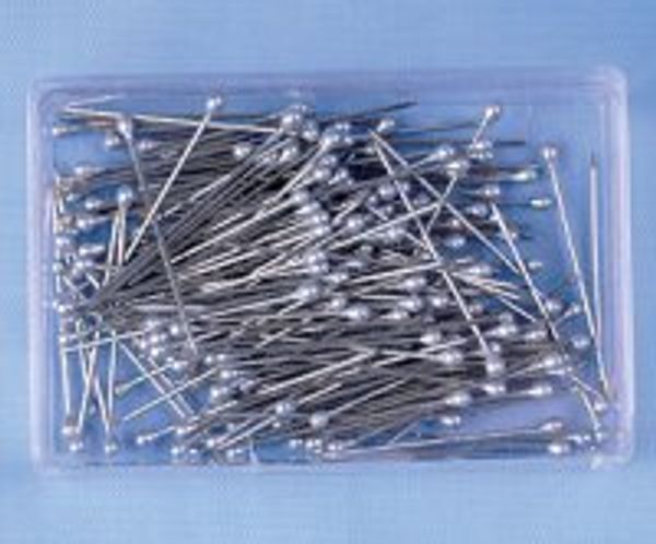 Булавки портновские 2х2х26мм, цв.никель, уп.200 шт