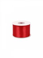 Лента атласная 1-сторонняя 50.0 мм / 22.5±1 метра, 3095 красный, Magic4Hobby