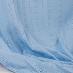 Ткань шитье 100 г/м², шир.150 см / 1 метр, TBY.Emb.8002.74.1, цв.74 голубой /TOS/