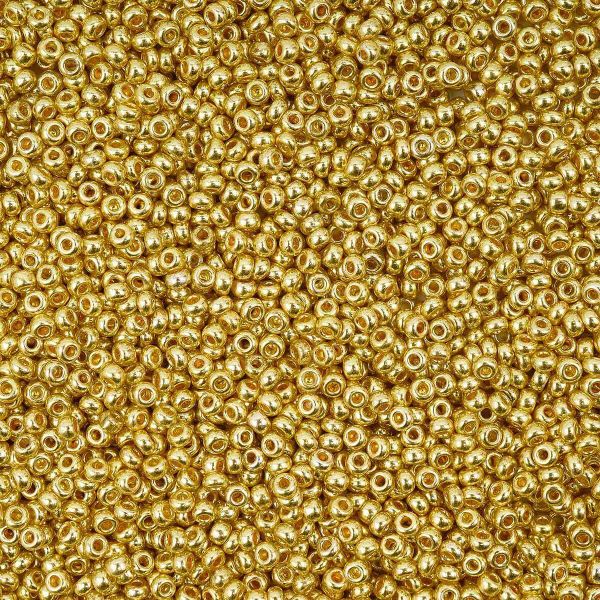Бисер Preciosa металлик terra 10/0 (2.3 мм), круг.отв., 50г, (18383)