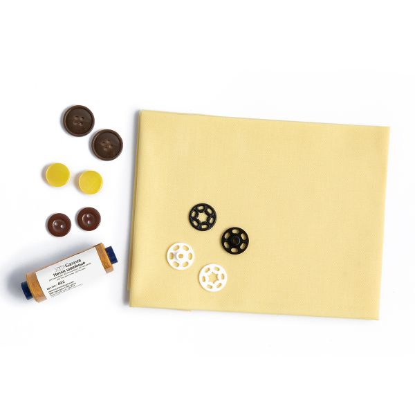 Швейный набор Школьный №1, 10 предметов, ШК-05 желтый, Gamma NSO-10