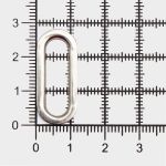 Люверсы металл овальные 24х8 (внутр.), 28х12 (внешн.), металл (≈100 шт) New Star, никель