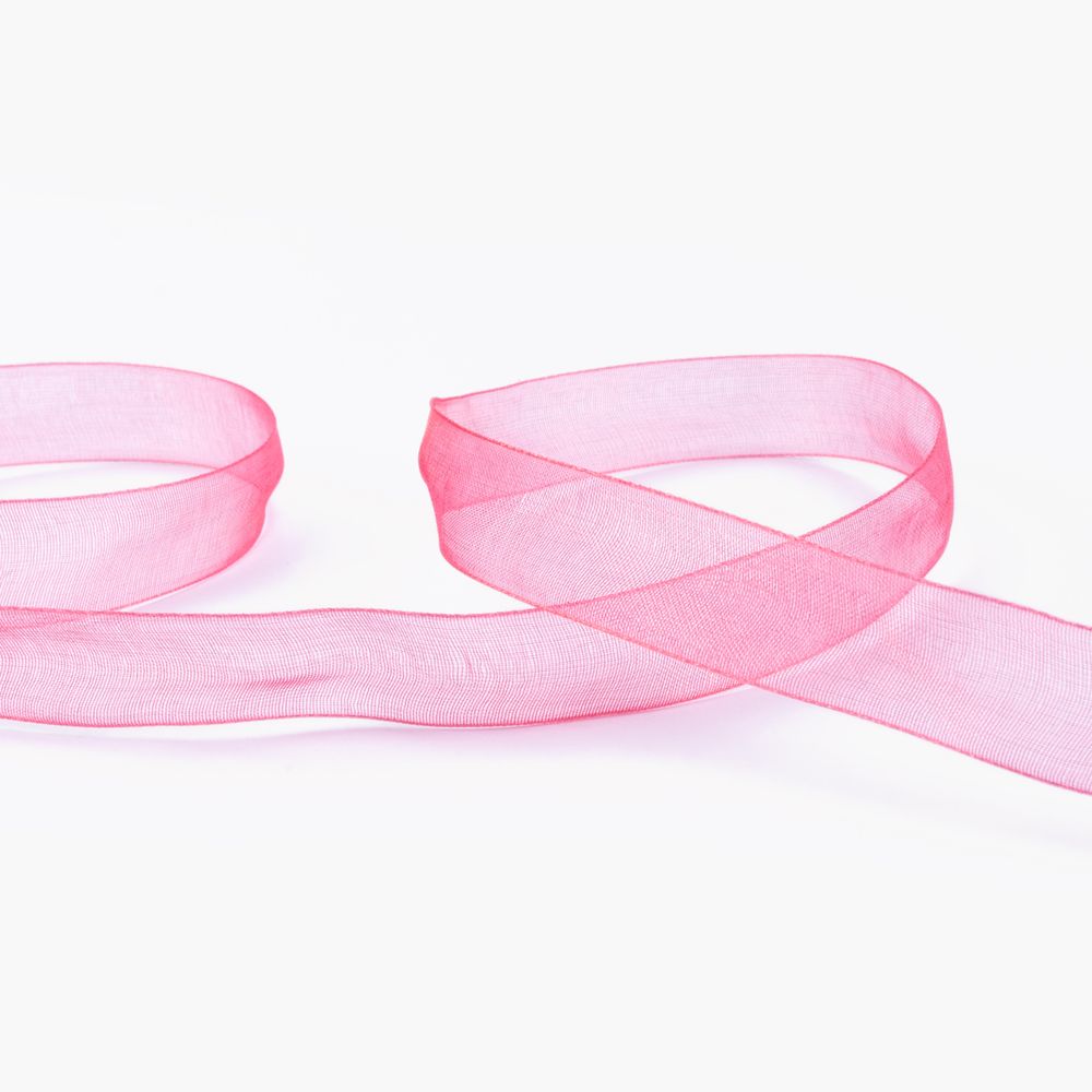 Лента капроновая (органза) 15.0 мм / 22.8±1 метра, 119 коралловый, Blitz OR-15