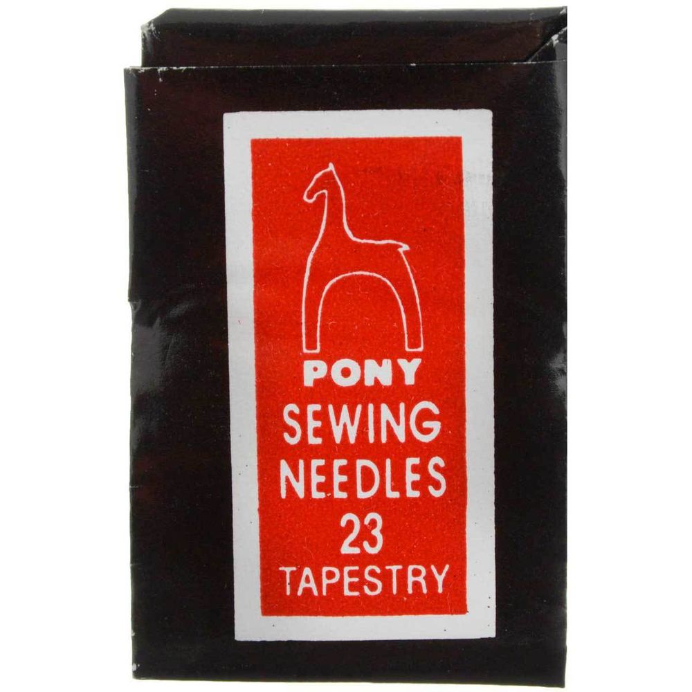Иглы ручные для гобеленовых и трикотажных тканей №23,25 шт, Pony