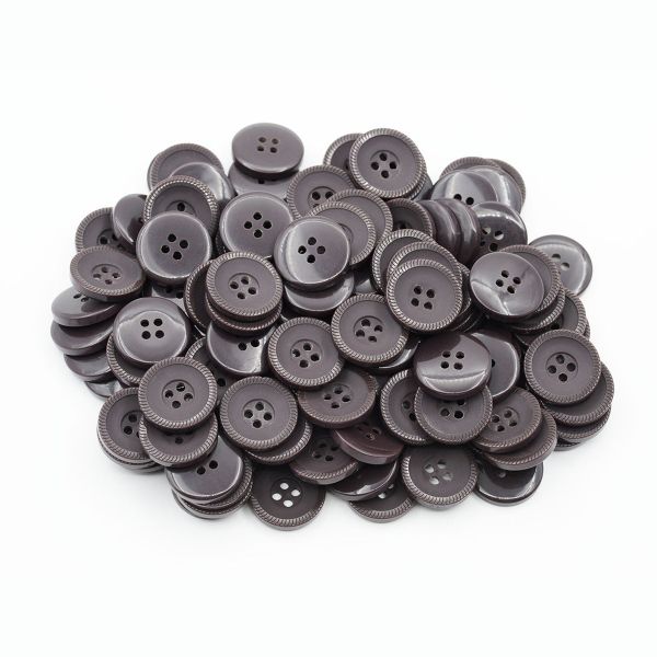 Пуговицы 4 прокола 28L (C917 коричневый), 0313-1097В, 144 шт