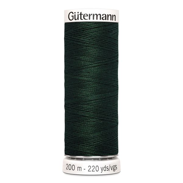 Нитки универсальные Gutermann Sew-all, 200м, 472 т.бутылочный, 5 катушек