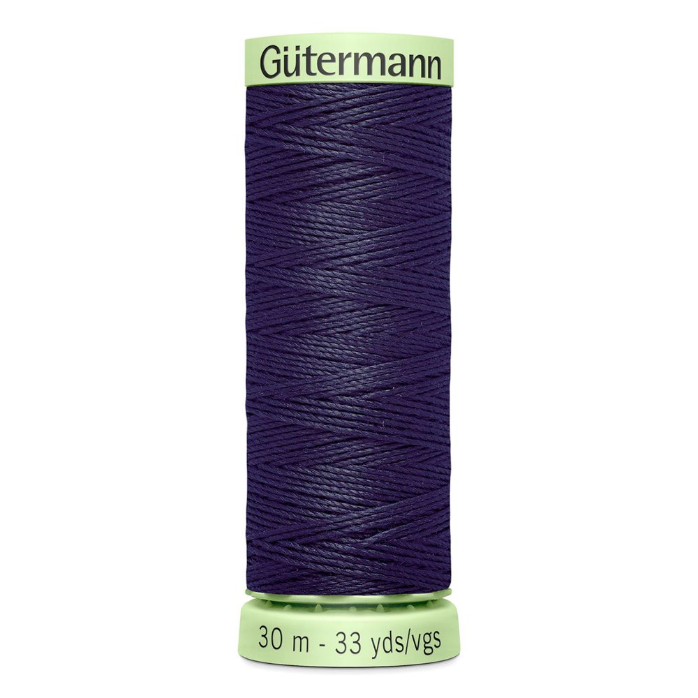 Нитки отделочные Gutermann Top Stitch, 30м, 387 чернильно-черный, 5 катушек