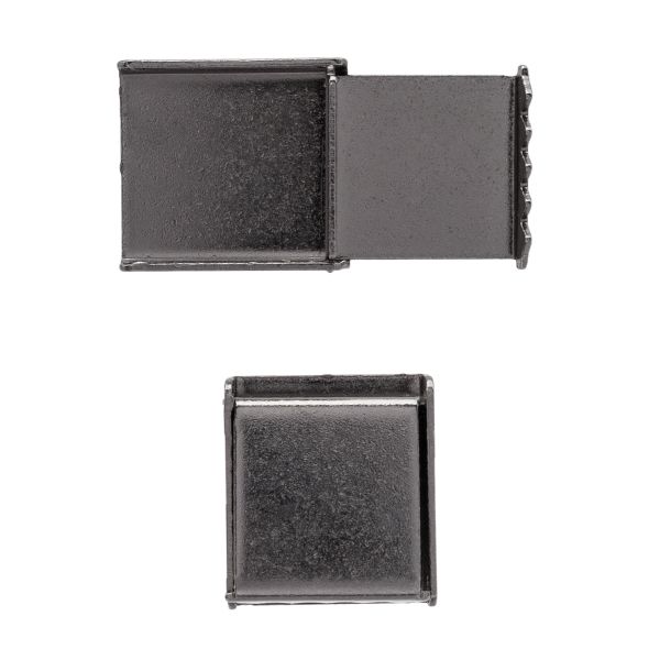 Наконечник-зажим для стропы 10 мм, 50 шт, никель, UNK02