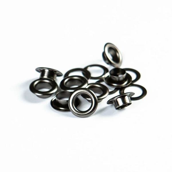 Люверсы металл ⌀_8.0 мм (внутр.), чер.никель, 100 шт, S090809, BIG