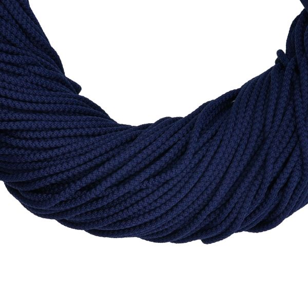 Шнур плетеный ⌀4.0-5.0 мм / 100 метров, 032 синий